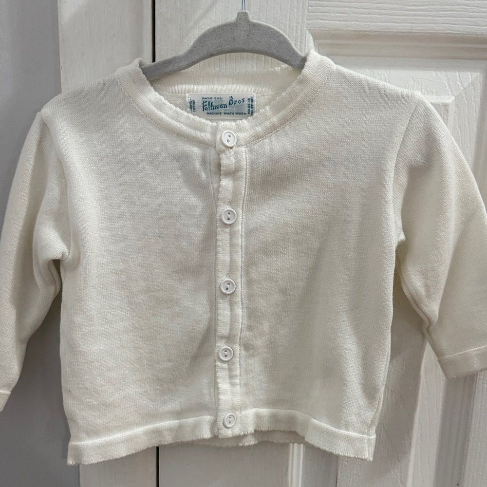 Kids Ivory Cardigan Sweater